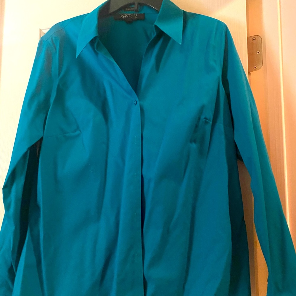 Kasper Dress shirt only got to see the office once.